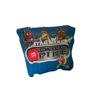 Star Wars M&M's The Chocolate Empire Blue Red Throw Blanket One Size